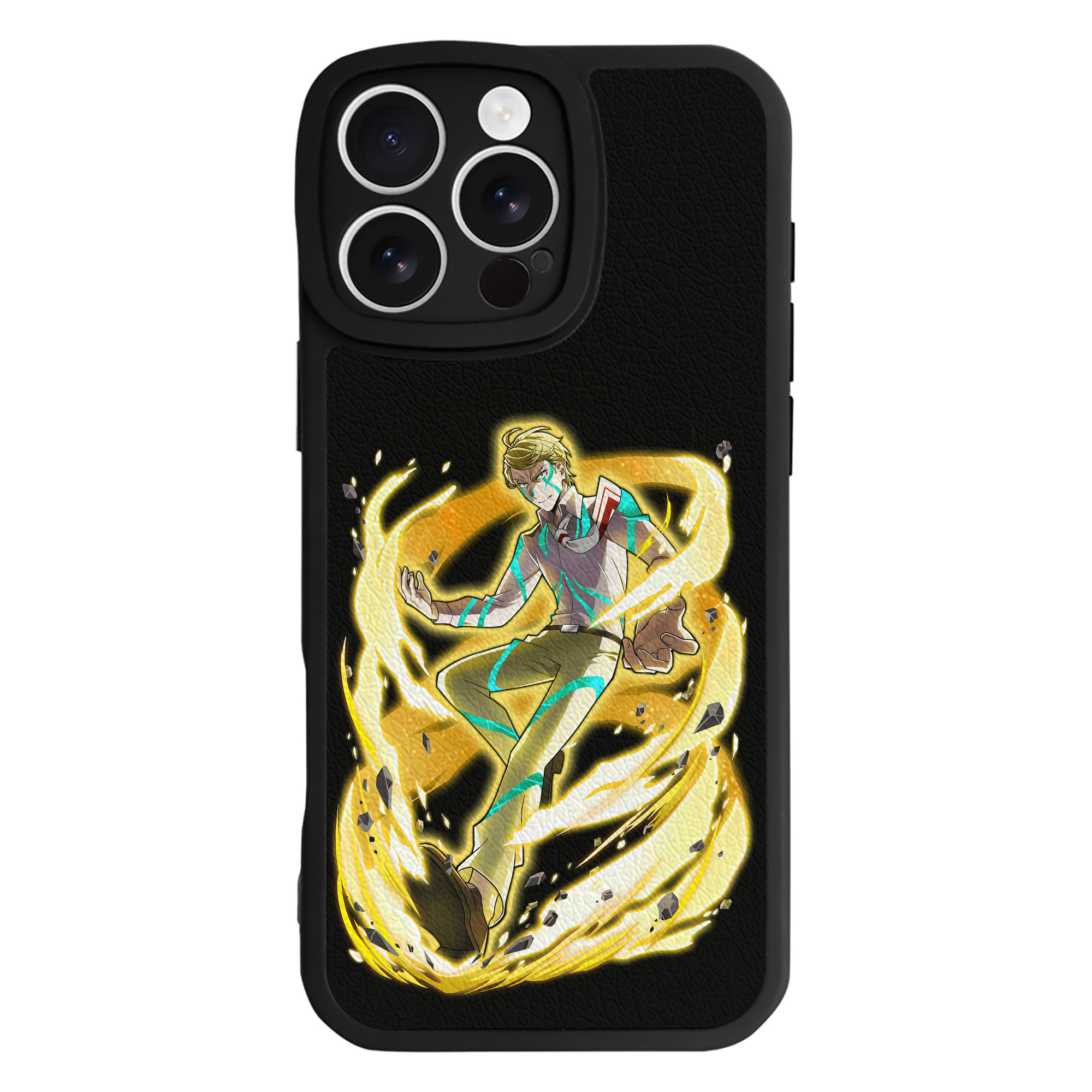 （画像用） 文豪ストレイドッグス Bungo Stray Dogs 【iPhone 16シリーズ対応】シリコンスマホケース（レザー調） 材質：シリコン